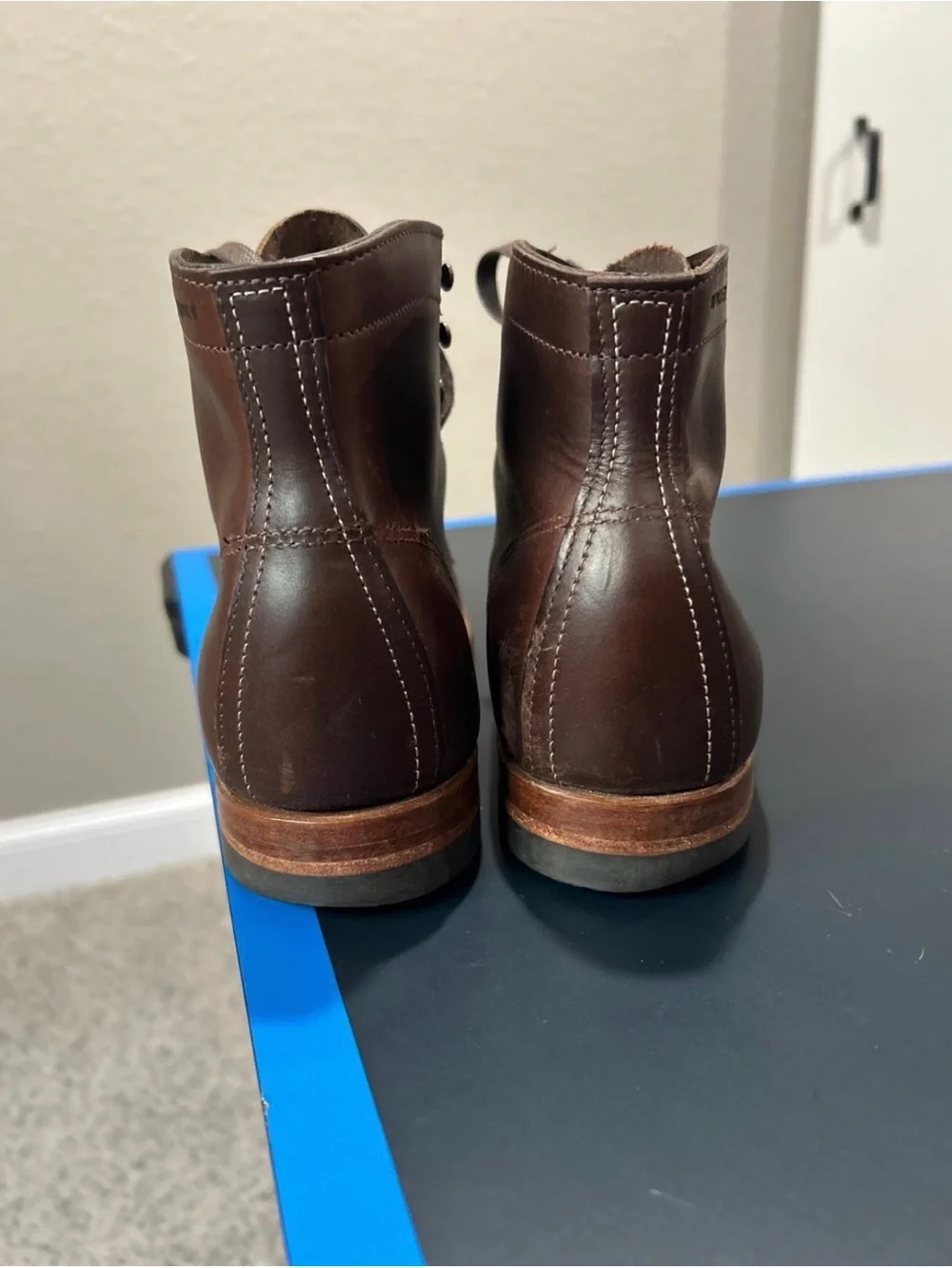 Wolverine 1000 Mile Evans Classic Boots Mens 8 D Brown Leather Casual Dress